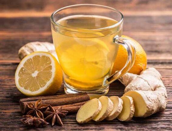 Tee mit Ingwer, Zitrone, Zimt und Nelken für eine dauerhafte Erektion